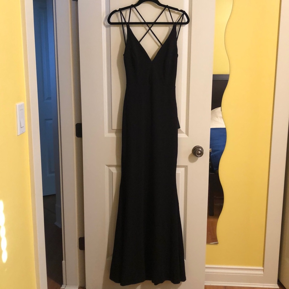 Long black dress